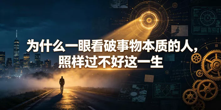 付费文章：为什么一眼看破事物本质的人，照样过不好这一生-云宸阁の小屋
