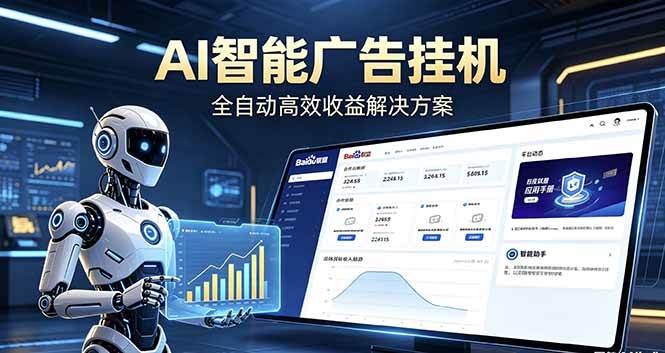 （18661期）Ai智能广告挂机 别再瞎折腾了！这个全自动挂机项目，新手当天见钱，告别频繁换项目的烦恼-云宸阁の小屋