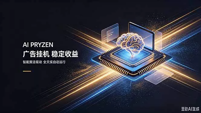 AI Pryzen 广告挂机｜24小时自动跑，日入300-500，新手零门槛-云宸阁の小屋